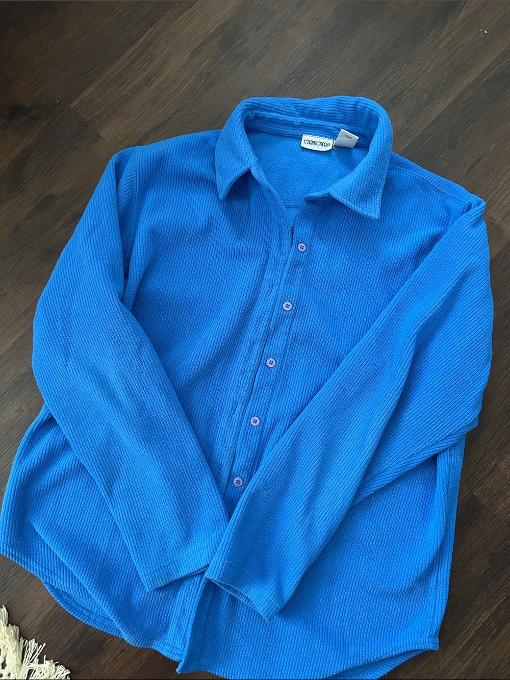 Super Soft Fleece Vintage Button Up